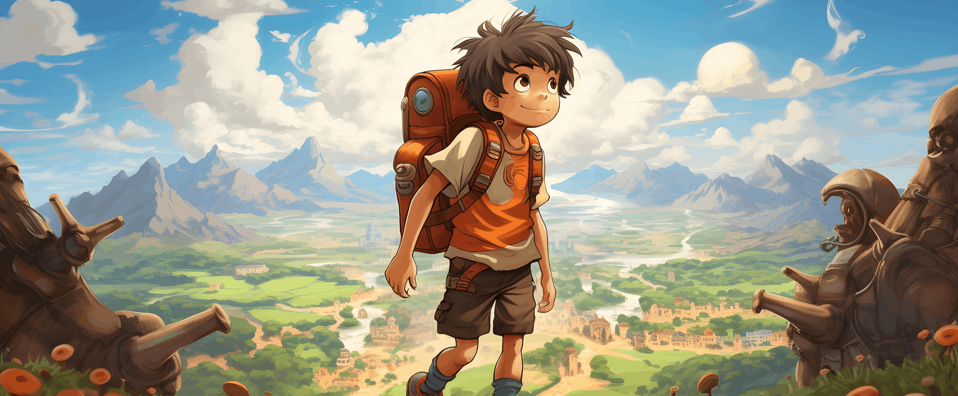 Banner Image 2d animation.