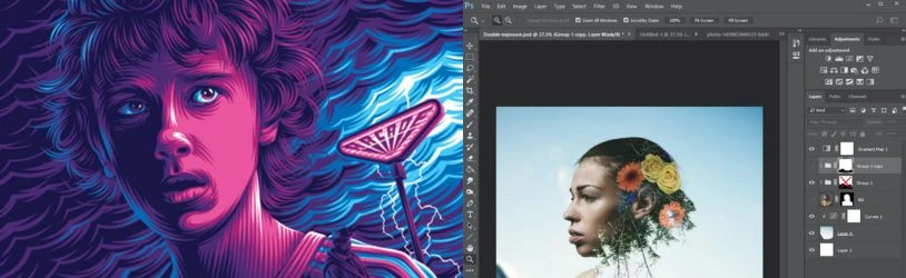 Which Is Better for Graphic Design Illustrator or Photoshop